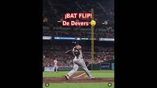 Bat Flip de Rafael Devers frente a Baltimore