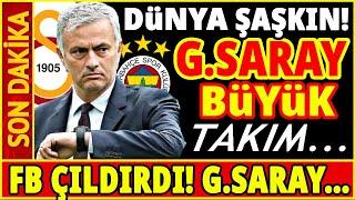 TÜM DÜNYA GALATASARAY'I KONUŞUYOR! FENERBAHÇE ŞOKTA...