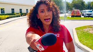 (EPIC FAIL)News Reporter loses it on Live TV!!! (MUST SEE) in Orlando Florida