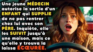 Une jeune MÉDECIN autorise la sortie d'un ENFANT qui SUPPLIE de ne pas rentrer chez lui avec son...