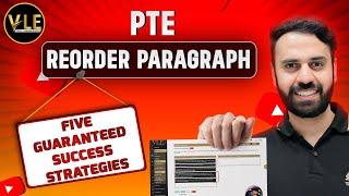 5 Easy Tricks - PTE Reorder Paragraph | 90/90 GUARANTEED | VLE