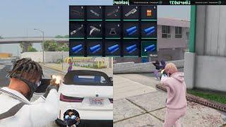 Manor Wipe Ballas At an Ammo Crate and Get Crazy Loot (Multi POV) | NoPixel 4.0 GTA RP