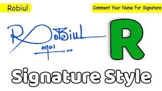 ️ Robiul Name Signature Style Request Done