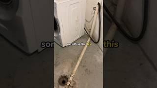 Plumbing Fails: Washer Not Draining? Basement Flooding? wonder why #plumber #plumbing #plumbingfails