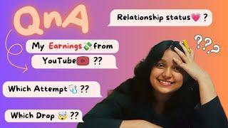 *Honest* QnA Video 🩺 | My YouTube Earnings? | My Neet Journey‍️⏳ | Smile With Shaina |