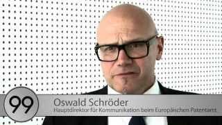 Oswald Schröder (Europäisches Patentamt): 99 seconds for the future