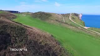 Golf d'Etretat - Trou N°10 vu du ciel
