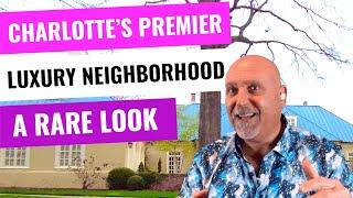 LUXURY HOMES CHARLOTTE  NC- One of CHARLOTTE's  PREMIER LUXURY NEIGHBORHOODS