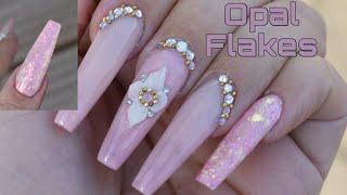 Unboxing & Acrylic coffin nails design