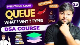 Queue - Very Important Data Structure |  Learn Everything about Queue  | Free DSA Series