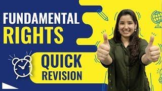 Fundamental Rights Indian Constitution | Quick Revision