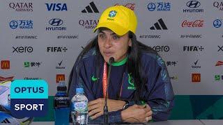 Brazilian legend Marta's EMOTIONAL press conference 