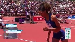 Vashti Cunningham Clears 2M at Nike Prefontaine Classic