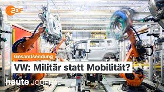 heute journal vom 19.03.2025 VW und die Rüstungsindustrie, Erdogan-Konkurrent festgenommen, Ukraine