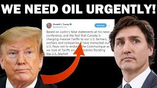 TRUMP SPEECHLESS as Canada Cuts Oil Supply, Triggering a U.S. Energy Crisis!