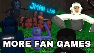 I Played MORE Gorilla Tag Fan Games