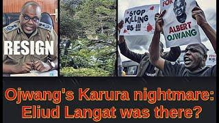 DIG Langat with Albert Ojwang at Karura forest that last night? What happened?