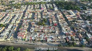 DRONE COLONIA MISION SANTIAGO, ALAMOS, VILLAS VISCENSA , SAN LUIS POTOSI SEPT 2 DEL 2023