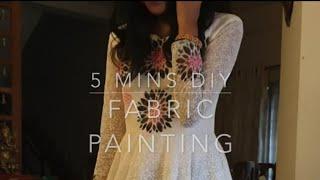 DIY Fabric Painting in just 5 mins