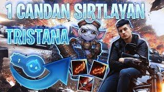 İNANILMAZ TAKTİK 1V9 TRISTANA 1 HP CARRY | LOL TAKTİK SAVAŞLARI