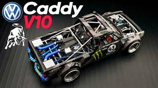 Volkswagen Caddy powered by Lamborghini V10 Twin Turbo with Hoonitruck livery Hot Wheels Custom