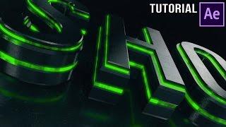 After Effects Tutorial | Dubstep :  Element 3D Logo Reveal