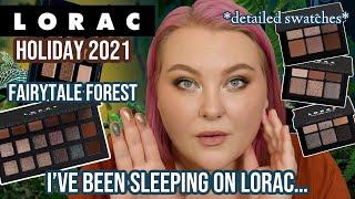 Lorac Fairytale Forest Palette Holiday 2021 Collection... Mystic Oak, Winter Rose, Frosted Sequoia