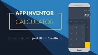 App Inventor: Making advanced calculator | Part 1 (UI)