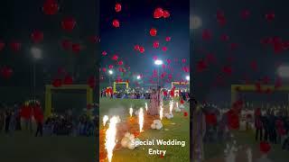 Special Wedding Entry: A Grand Entrance #weddingreception #weddingdesign #outdoorceremony