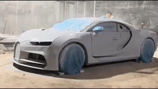 Homemade Bugatti Chiron Sport In 9 Minutes | Replica.