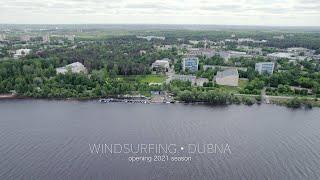 Windsurfing in Dubna - opening 2021 season, 4K