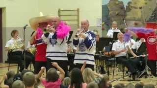 Stadacona Band - Leafs Vs. Canadiens - Rematch - 2013