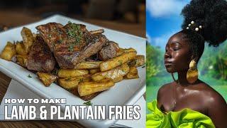 How to Make juicy Lamb & Plantain Fries | Cooking for My Husband | Kristline's Show - Ep 12