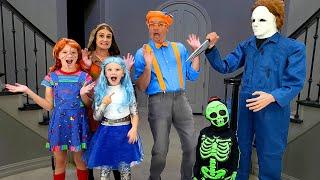 Trick or Treating with Blippi on Halloween!!!