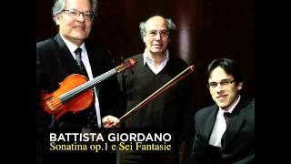 Battista Giordano "Sonatina op.1"  primo mov. Andante mosso