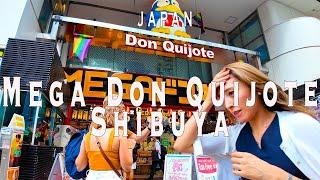 Mega Don Quijote 4K Walking Tour (Tokyo Japan)-Tour with Captions & Immersive Sound.メガドンキ渋谷.