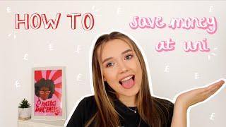 HOW TO SAVE MONEY AT UNI  student tips!