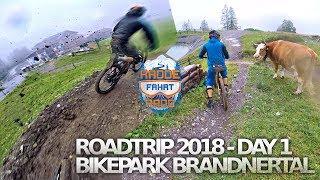 MUD FEST - it begins! Bikepark Brandnertal | Roadtrip day 1 vlog -subtitled-