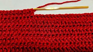 How To Crochet The Double Crochet Thermal Stitch - A Nice Thick Fabric