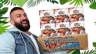 Ancient Pokemon Cards Opening! (Entire Case Of Primal Clash)