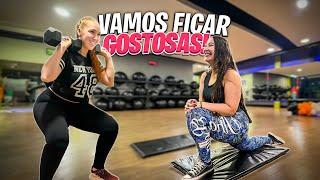 NOSSA NOVA ROTINA DE TREINO NA ACADEMIA DE MUSCULAÇÃO! AGORA VAMOS FICAR GOSTOSOS!