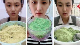 Asmr | Green Tea Powdery Shaved Ice Eating Sounds [Solo: 234] Compilation 