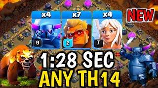 NEW HEALING TROOP ARMY | Th14 Pekka Druid Attack Strategy | Best Th14 Druid Attack in Clash of Clans