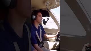 Gusty landing in Phoenix, AZ. #aviation #airplane