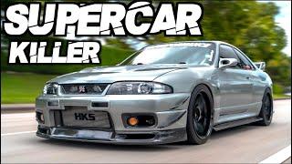 Skyline GTR SMOKES Supercar on the Street! - 900HP AWD 2.8L Stroker HKS T51R (The Perfect R33)