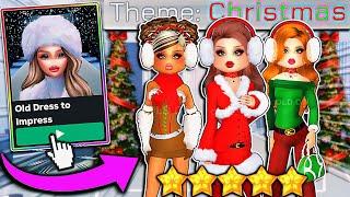 I Got ACCESS To OLD Dress to Impress & ONLY Bought CHRISTMAS CUSTOM THEMES! | ROBLOX