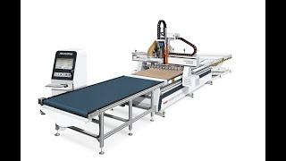 HUAHUA SKG-812HZ CNC nesting machine  with loading and unloading function