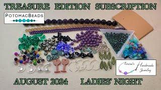 Potomac Beads Treasure Edition Subscription | August 2024 | Ladies' Night #potomacbeads #beading