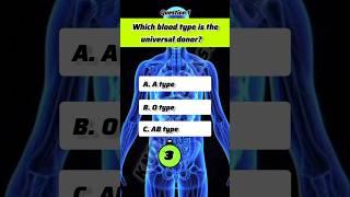 universal blood type is ?#shorts #ytshorts #yt #gk