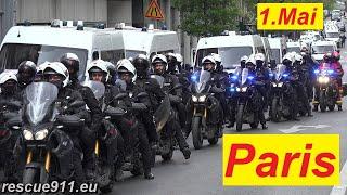 PARIS - 1er Mai 2023 - Forces de l'Ordre et Services de Secours - 1/4